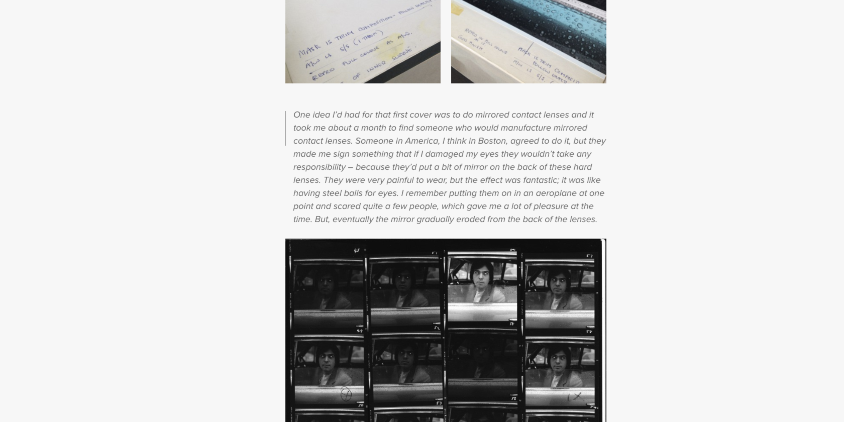 Website design for Peter Gabriel's official site