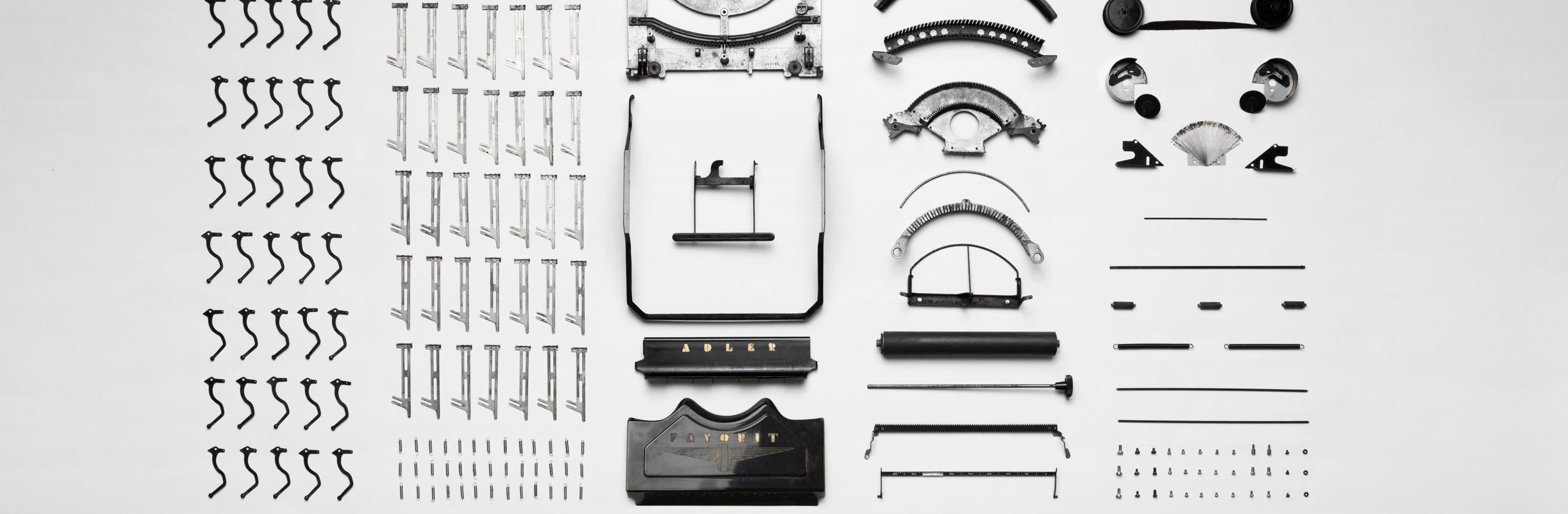 Photo of Disassembled Typewriter