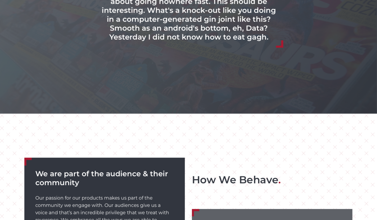 Future Careers - Homepage Design Concept